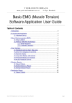 Basic EMG (Muscle Tension) Software Application User Guide