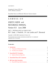 GAMESS-UK USER'S GUIDE and REFERENCE MANUAL Version