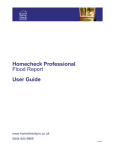 Homecheck Professional Flood Report User Guide