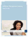 LANDesk Management Gateway Configuration and User's Guide