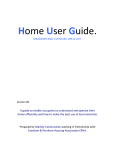 Home User Guide. - Markey Construction