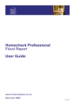 Homecheck Professional Flood Report User Guide