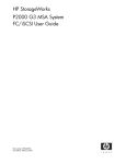 HP StorageWorks P2000 G3 MSA System FC User Guide