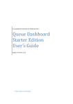 Queue Dashboard Starter Edition User's Guide