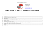 User Guide to refill Snowpulse cylinders