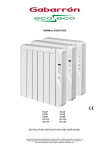 thermal radiators installation instructions and user