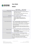 User Guide Refurb