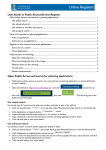 User Guide to Public Access/On-line Register Open Public Access