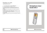 Dictaphone User Guide DS-2