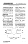 Shure WA502 User Guide