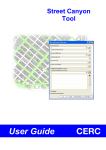 Street Canyon Tool User Guide