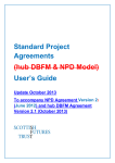 Standard Project Agreements (hub DBFM & NPD Model) User's Guide