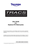 TRACS User Guide.fm - Triumph Motorcycles