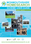 SCHEME USER GUIDE - Monmouthshire Homesearch