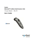 Socket Bluetooth Cordless Hand Scanner User's Guide