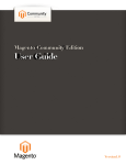 Magento Community Edition v. 1.8 User Guide