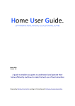 Home User Guide. - Markey Construction