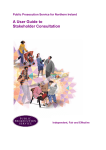 A User Guide to Stakeholder Consultation