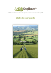 Website user guide - AHDB Cereals & Oilseeds