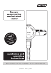 Installation and operating instructions Pressure
