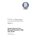 Paribus Discovery for Microsoft Dynamics CRM - User Guide