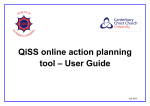 QiSS online action planning tool – User Guide