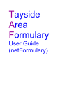 Tayside Netformulary User Guide
