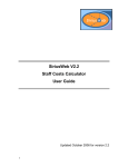 SiriusWeb V2.2 Staff Costs Calculator User Guide