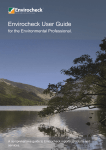 Envirocheck User Guide