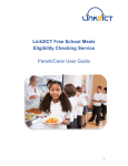 Free School Meals Parent/Carer User Guide