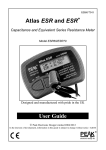 Atlas ESR and ESR User Guide - Peak Electronic Design Limited