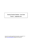 Smoking Cessation Database – User Guide Version