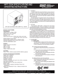 MPT-250A SPECIFICATIONS AND OPERATING INSTRUCTIONS