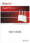 Vigor 2710 Series User Guide