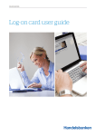 Log-on card user guide