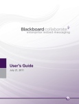 Blackboard Collaborate IM User's Guide