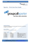 Xporter – First Line User Guide