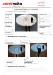 User Guide Homecharge Products with wall bracket