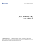 ClickCartPro (CCP) User's Guide