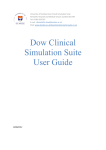 Dow Clinical Simulation Suite User Guide