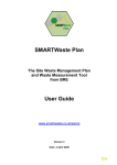 SMARTWaste Plan User Guide V3