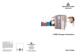 LC/MS Nitrogen Generators User Guide