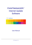 PaintManager® Internet Update Software User Guide