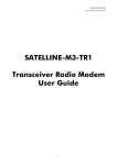 SATELLINE-M3-TR1 Transceiver Radio Modem User Guide