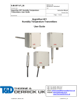HygroFlex HF7 Humidity Temperature Transmitters v.1 User Guide