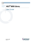 NEO 8000 User Guide