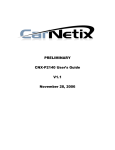 PRELIMINARY CNX-P2140 User's Guide V1.1 November 28, 2006