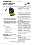 ZVM LIMIT COMPARATOR Operating Instructions