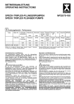 BETRIEBSANLEITUNG OPERATING INSTRUCTIONS SPECK