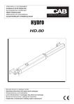 Manuale istruzioni e catalogo ricambi Operating instructions and